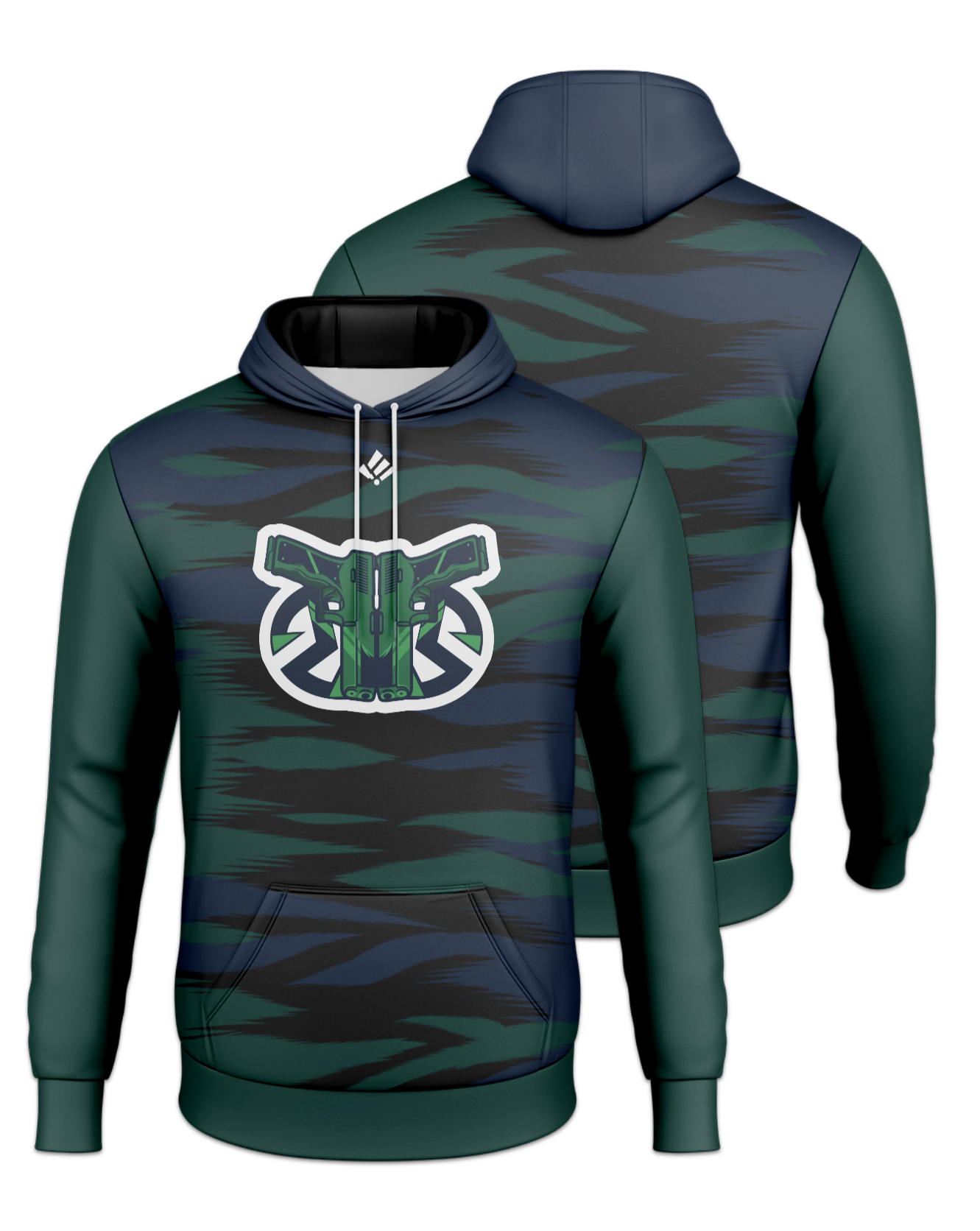 Rendered product preview, stack