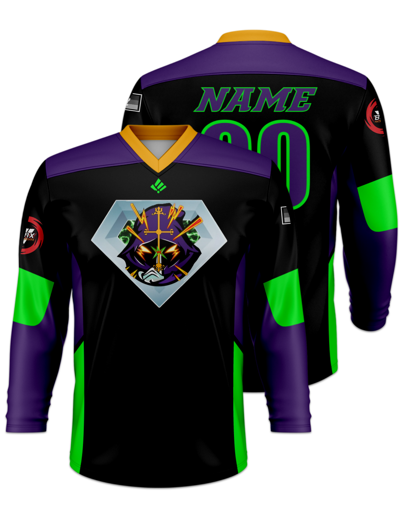 Rendered product preview, stack