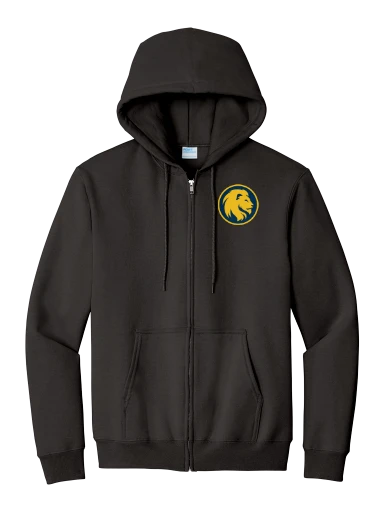 Essential Fleece Full-Zip Hooded Sweatshirt preview, front