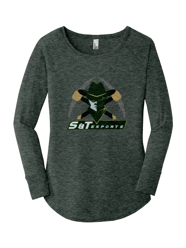 Women's Perfect Tri Long Sleeve Tunic Tee preview, front