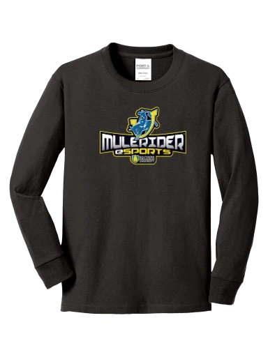 Youth Long Sleeve Core Cotton Tee preview, front