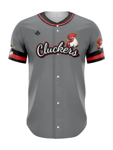 Sublimated Full Button Baseball Jersey preview, front