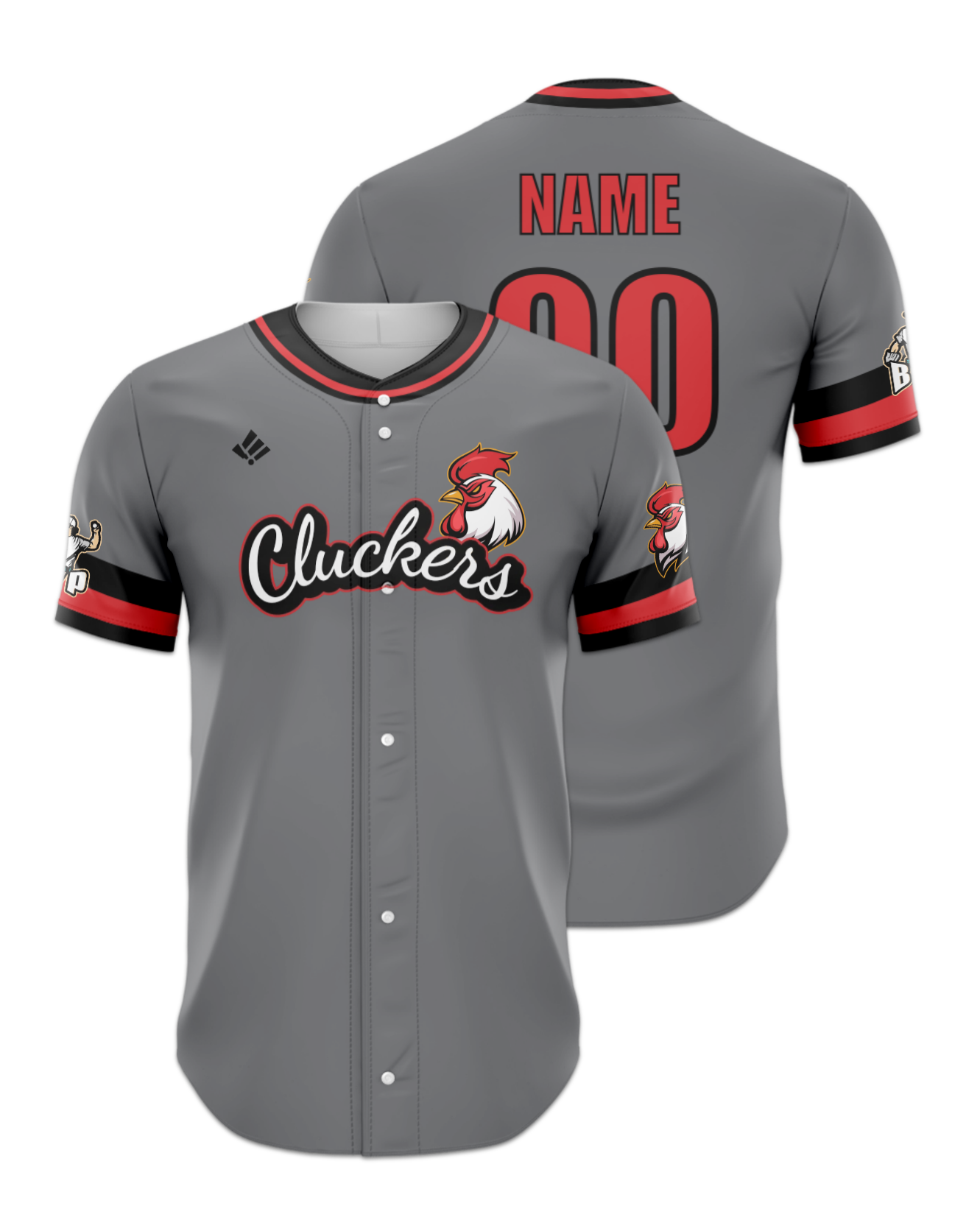 Rendered product preview, stack