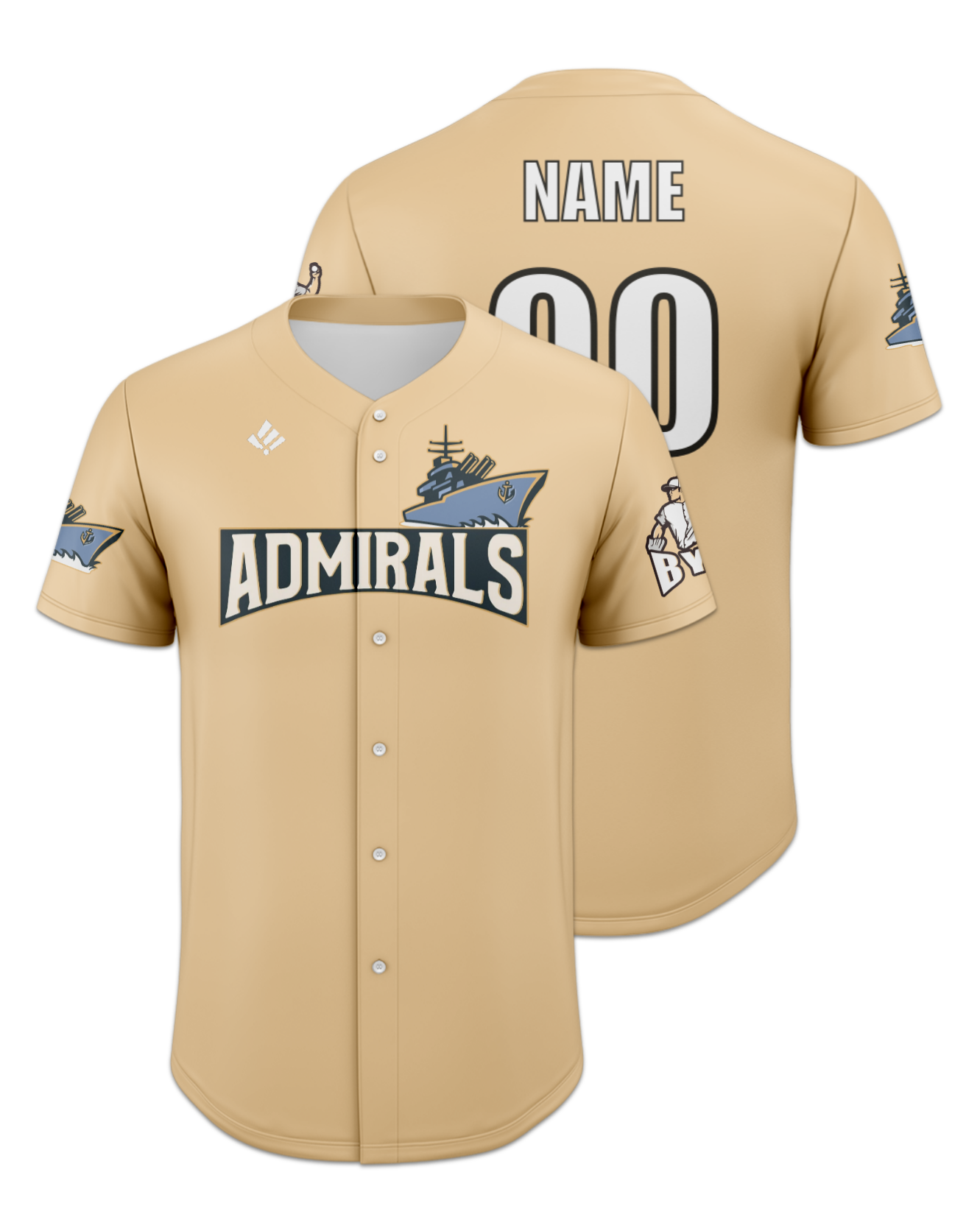 Rendered product preview, stack