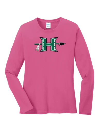 Women's Long Sleeve Core Cotton Tee preview, front