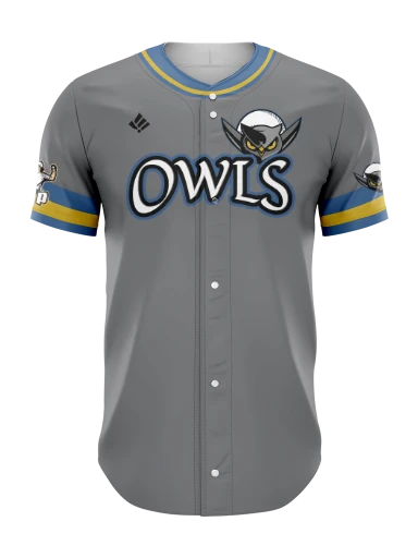 Sublimated Full Button Baseball Jersey preview, front