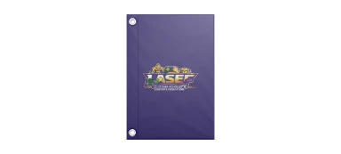 LASEF Flag with Grommets - 7"x5" preview, front