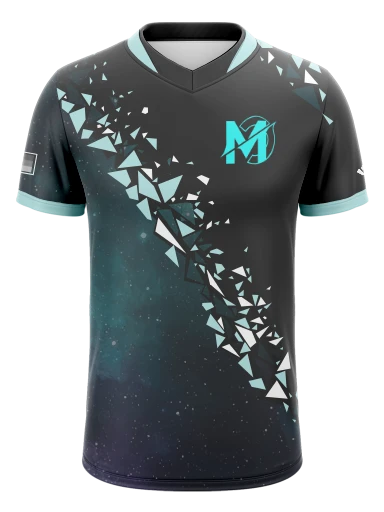 Custom Dual Neck Esports Jersey preview, front