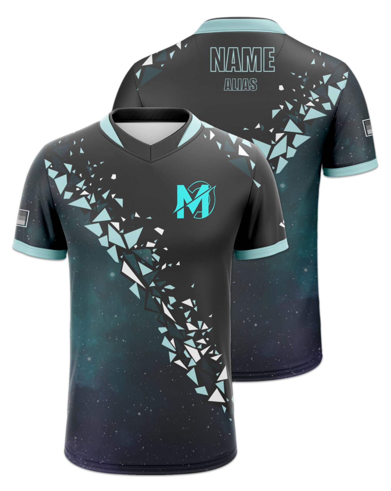 Rendered product preview, stack