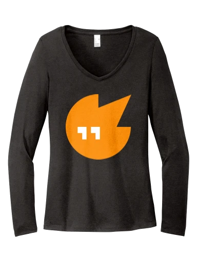 Women's Perfect Tri Long Sleeve V-Neck Tee preview, front