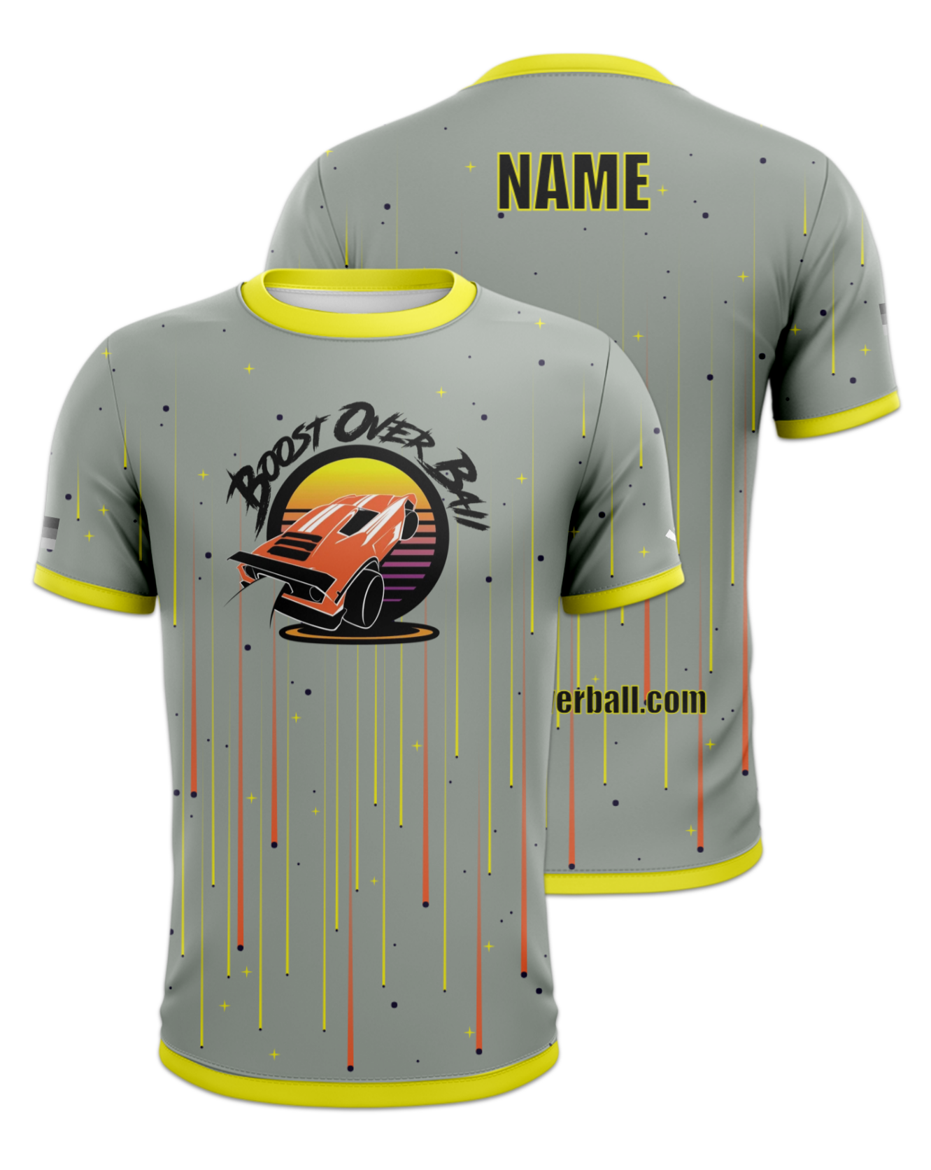 Rendered product preview, stack