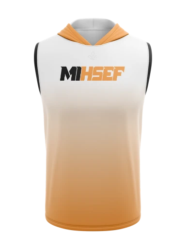 Sublimated Sleeveless Hoodie preview, front