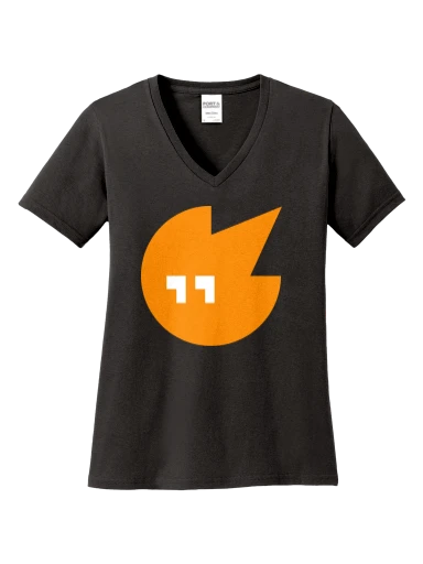 Women's Core Cotton V-Neck Tee preview, front