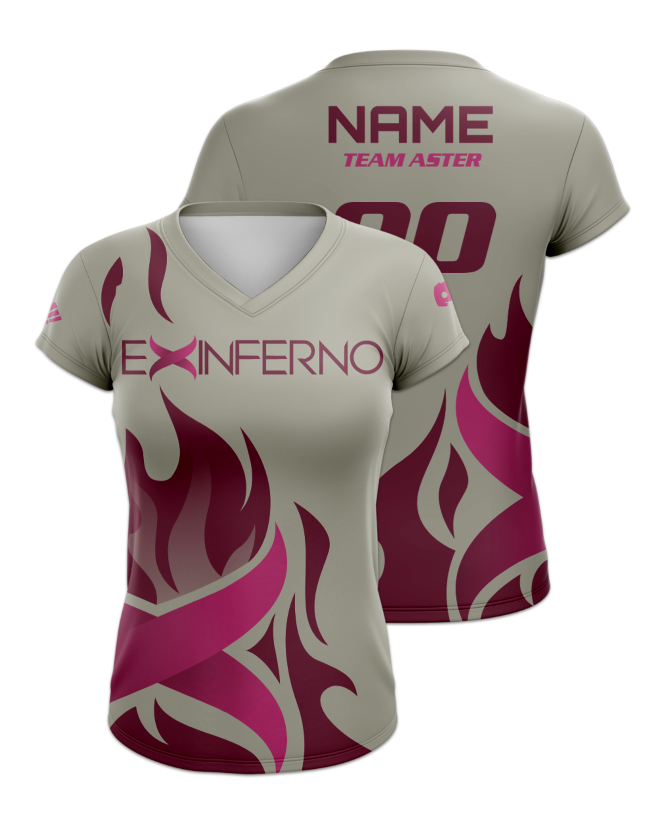 Rendered product preview, stack