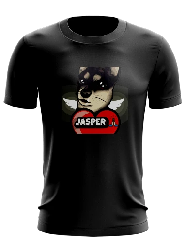 DTG Core Cotton Tee RIP JASPER preview, front
