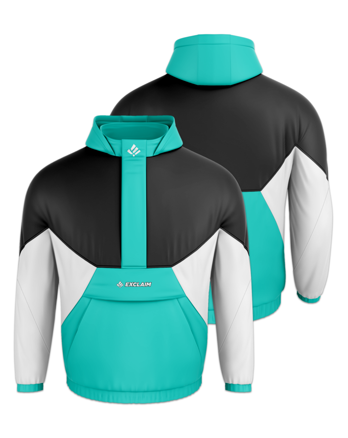 Rendered product preview, stack