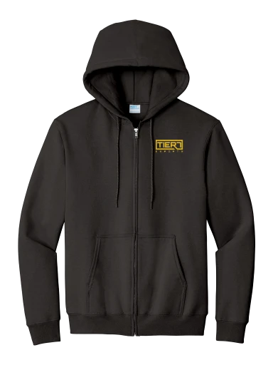 Essential Fleece Full-Zip Hooded Sweatshirt preview, front