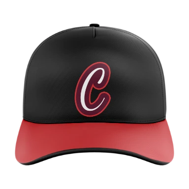 Sublimated 5 Panel Curved Bill Cap preview, front