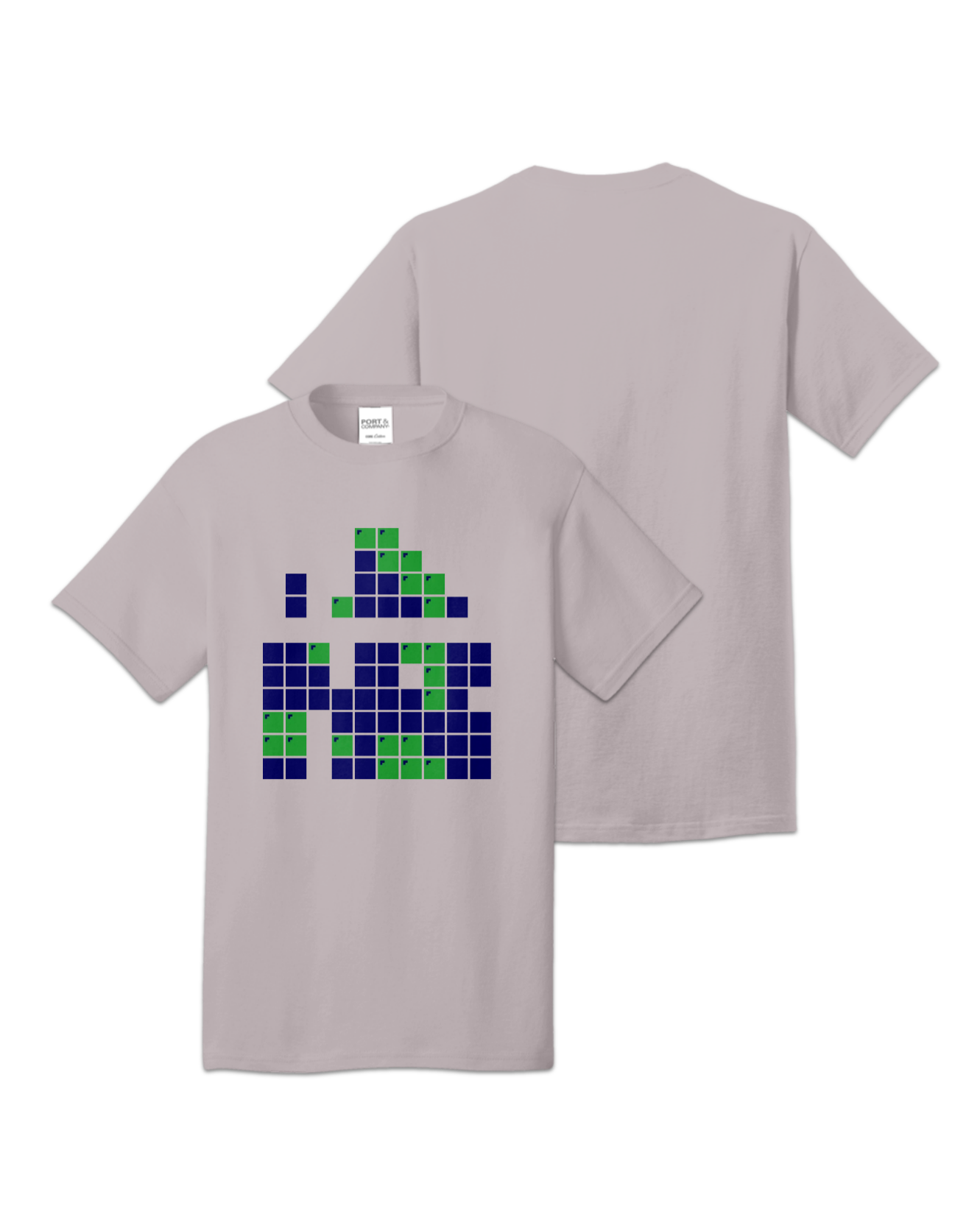 Rendered product preview, stack