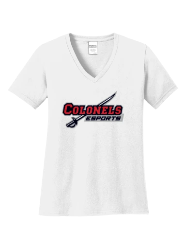 Port & Co Women's Core Cotton V-Neck Tee preview, front