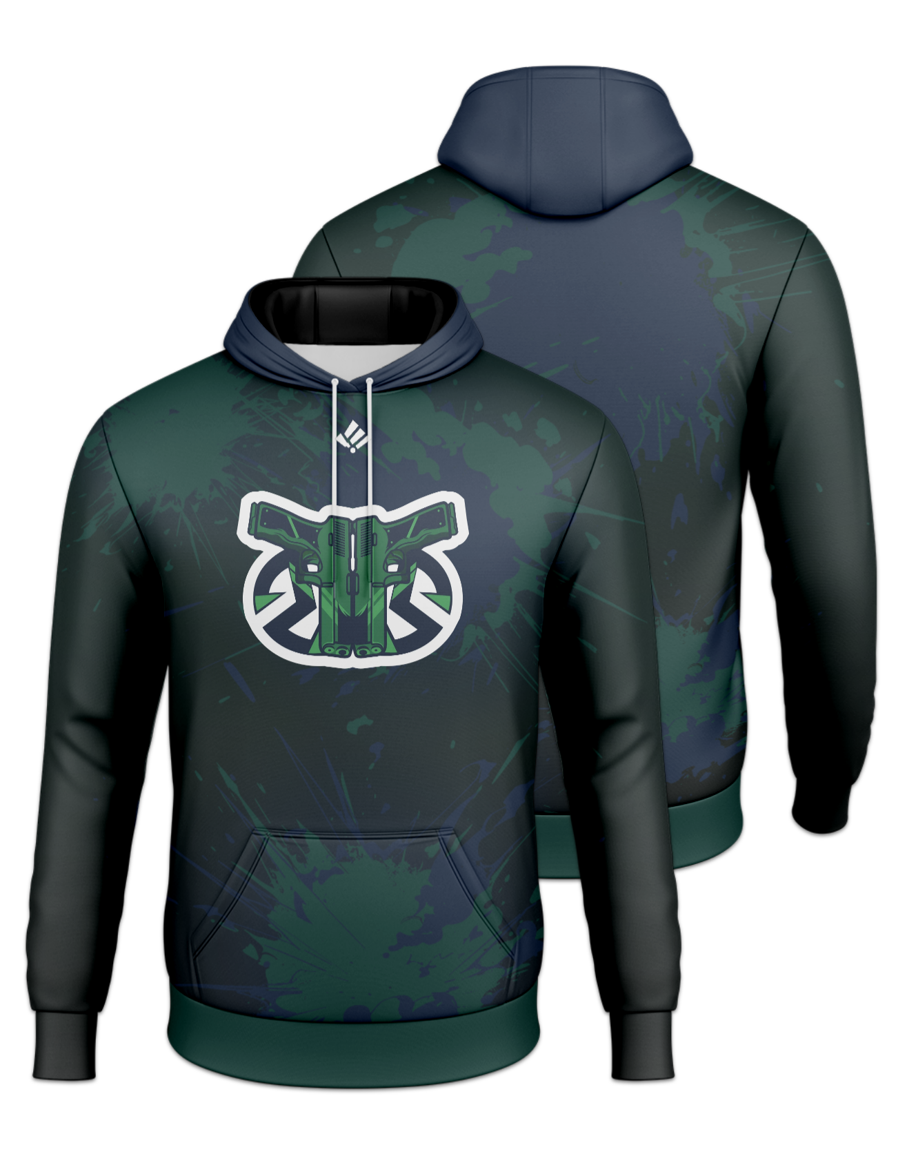 Rendered product preview, stack
