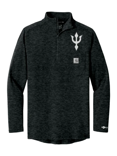 Carhartt Force 1/4-Zip Long Sleeve T-Shirt preview, front