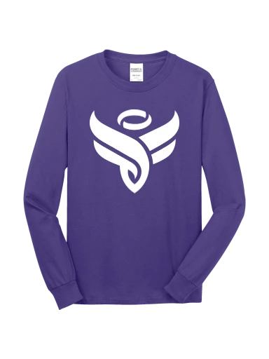 Port & Co Long Sleeve Core Cotton Tee preview, front