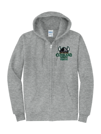 Port & Co Core Fleece Full-Zip Hooded Sweatshirt preview, front