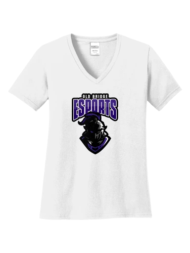 Women's Core Cotton V-Neck Tee preview, front