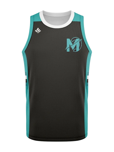 Men's Basketball Jersey with Side Panels preview, front
