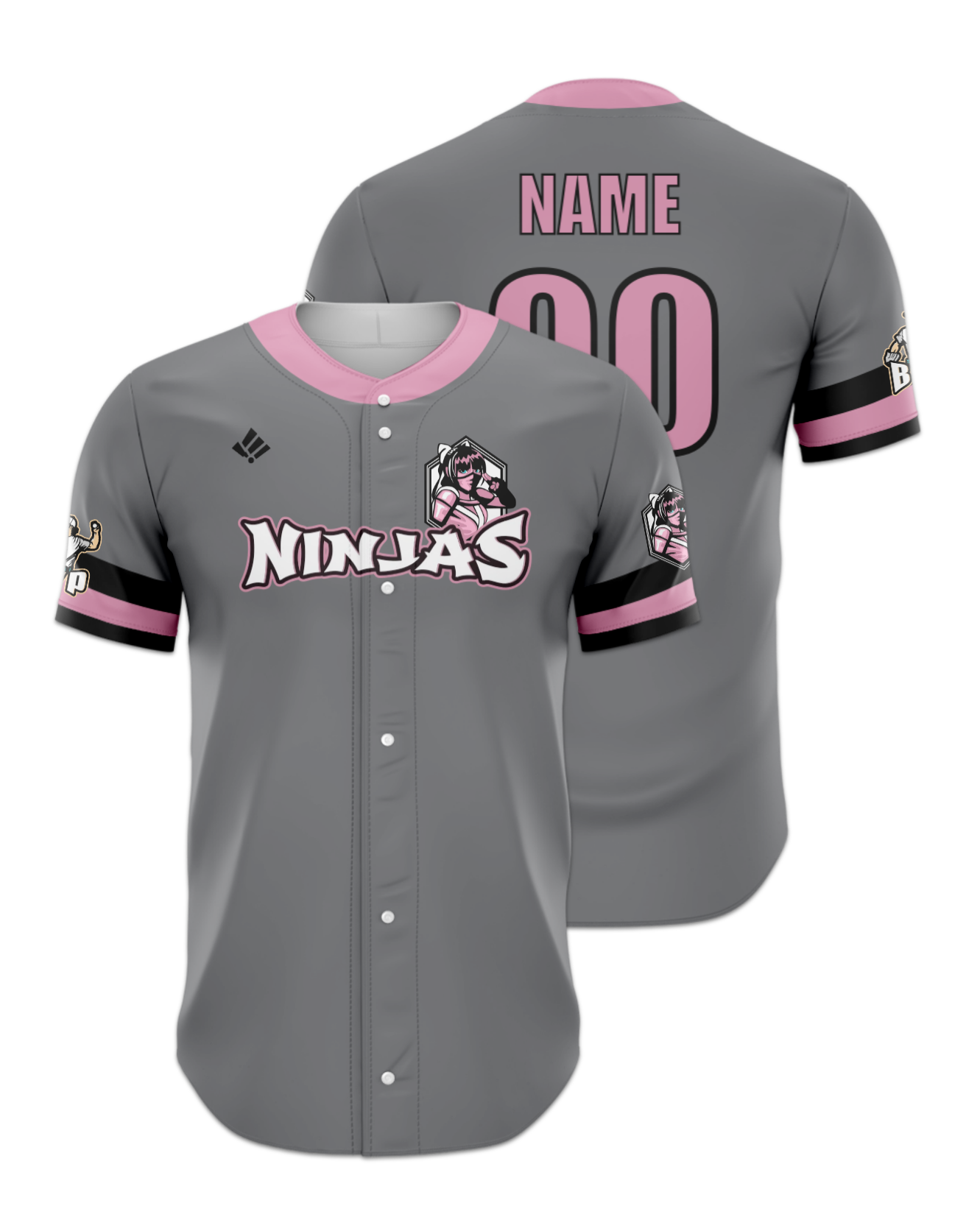 Rendered product preview, stack