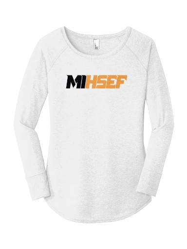 District Women's Perfect Tri Long Sleeve Tunic Tee preview, front