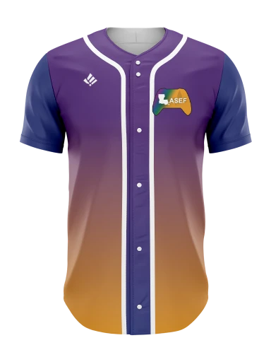 Sublimated Full Button Baseball Jersey preview, front