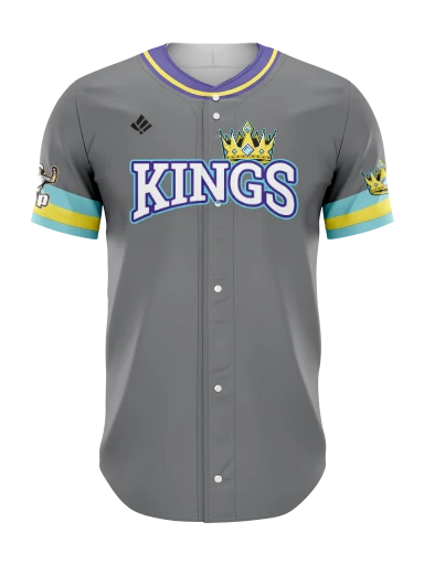 Sublimated Full Button Baseball Jersey preview, front