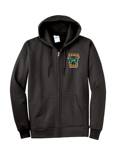 Tall Essential Fleece Full-Zip Hooded Sweatshirt preview, front