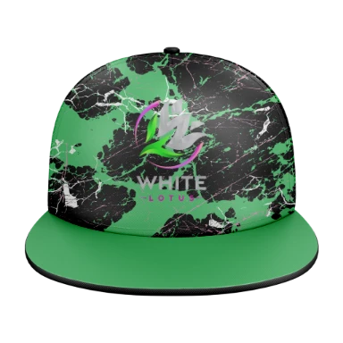 5 Panel Mesh Flat Bill Sublimated Trucker Cap preview, front