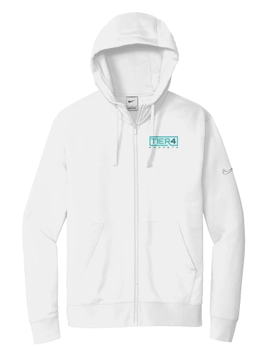 Tier 4 Fan Store Nike Club Fleece Sleeve Swoosh Full-Zip Hoodie preview, front