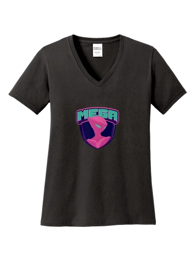 Women's Core Cotton V-Neck Tee preview, front