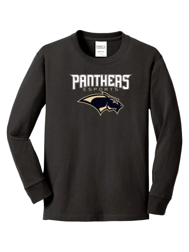 Youth Long Sleeve Core Cotton Tee preview, front
