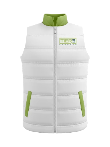 Tier 3 Team Store Puffer Vest preview, front