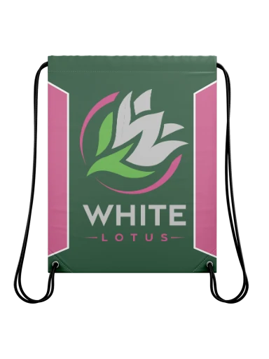 Sublimated WL Drawstring Bag preview, front