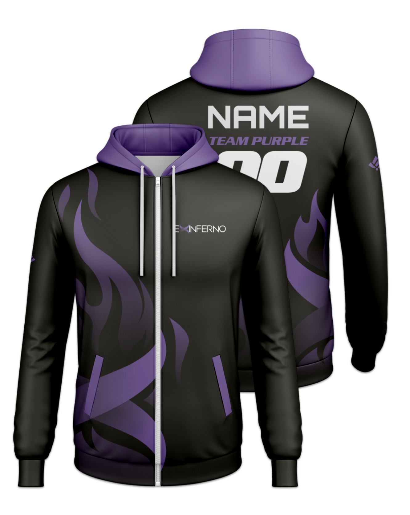 Rendered product preview, stack