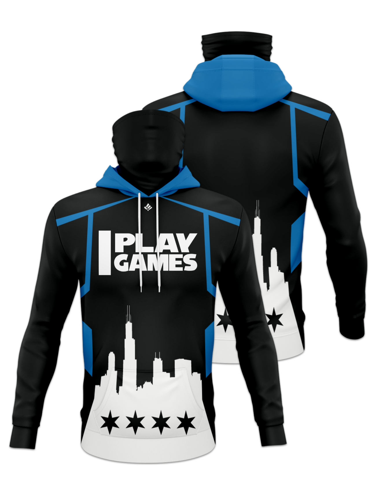 Rendered product preview, stack