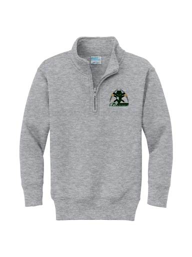 Youth Core Fleece 1/4-Zip Pullover Sweatshirt preview, front