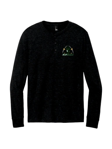 Perfect Tri Long Sleeve Henley preview, front