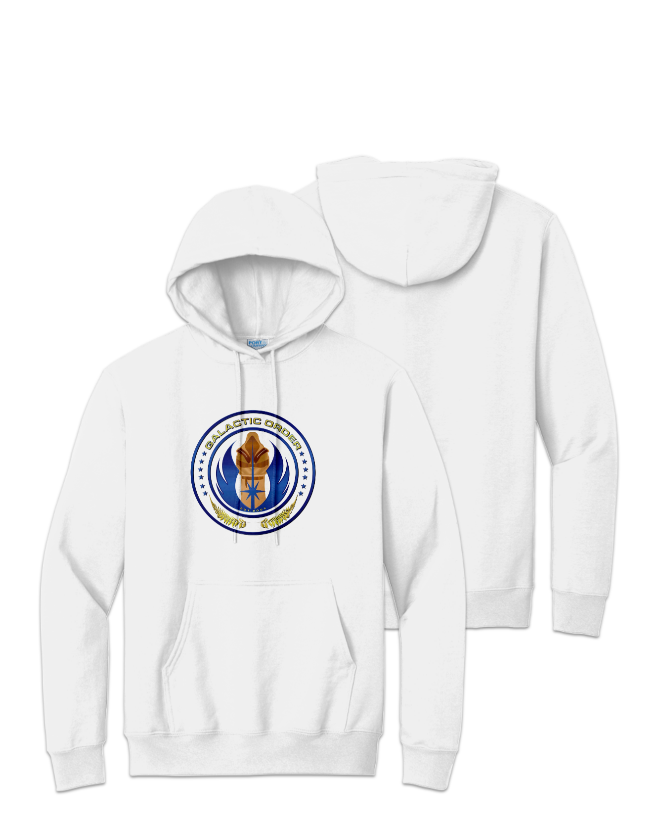 Rendered product preview, stack