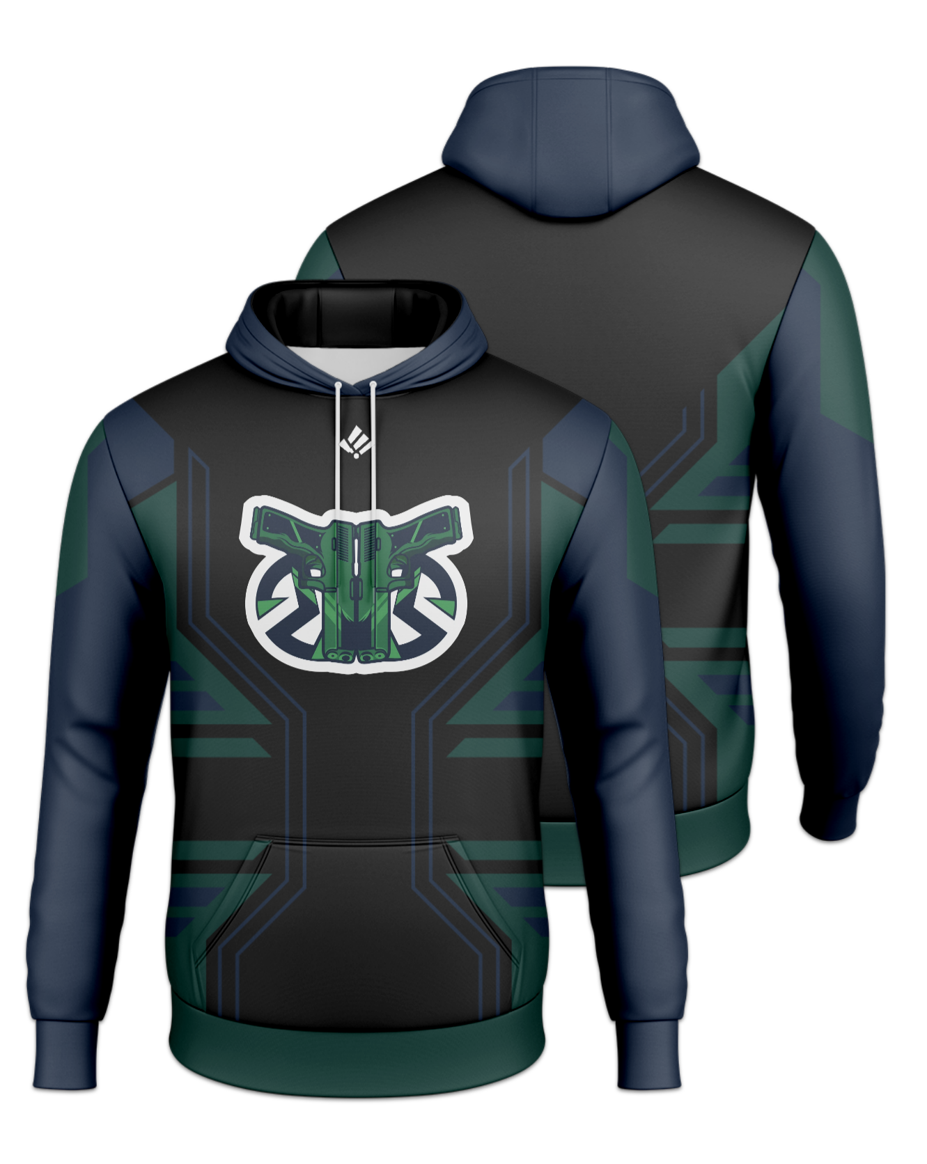 Rendered product preview, stack