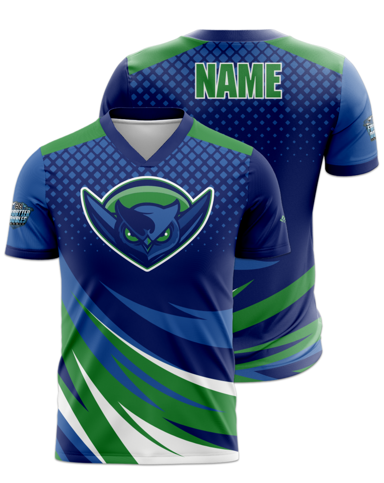 Rendered product preview, stack