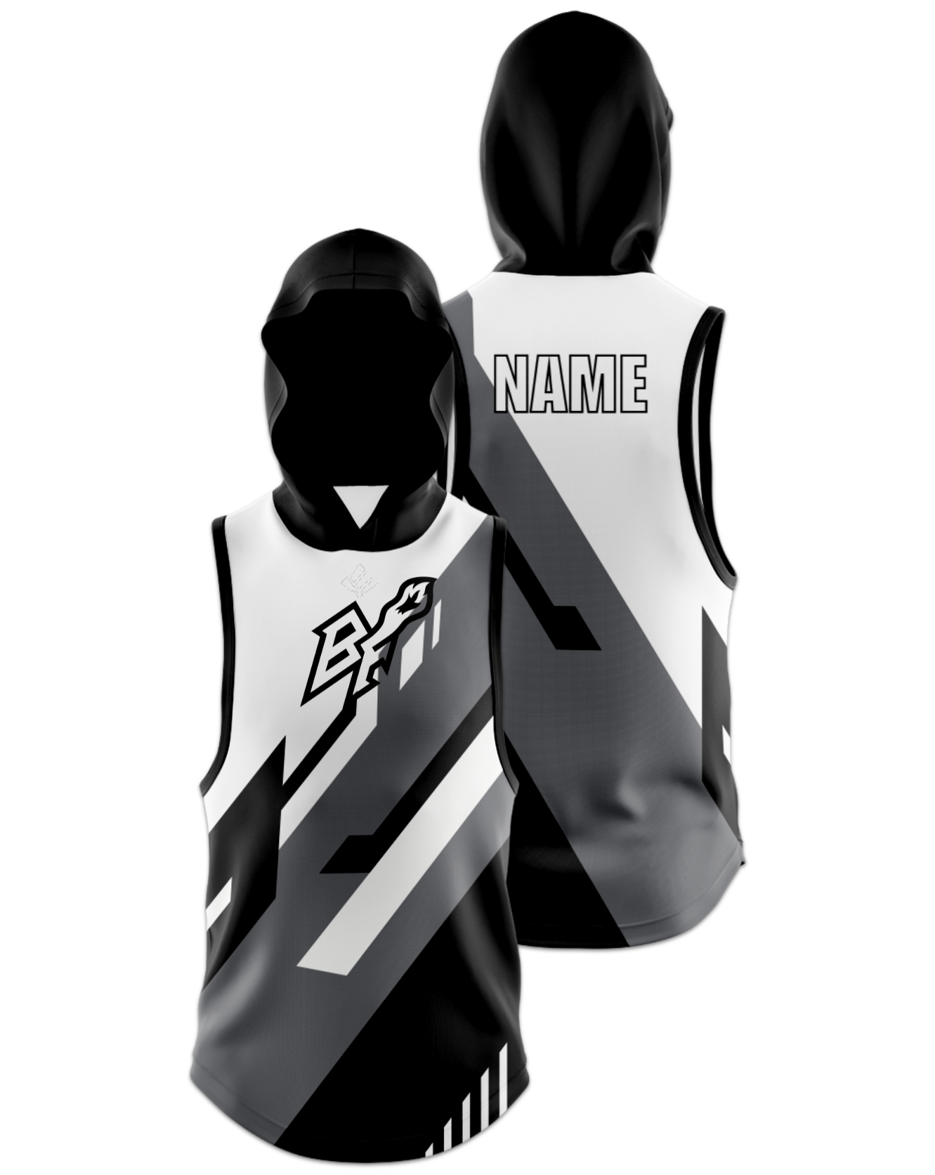 Rendered product preview, stack