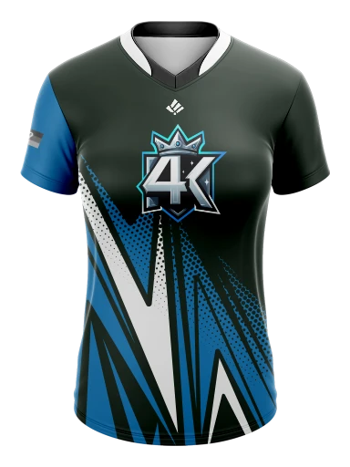 Custom Female Dual Neck Esports Jersey preview, front